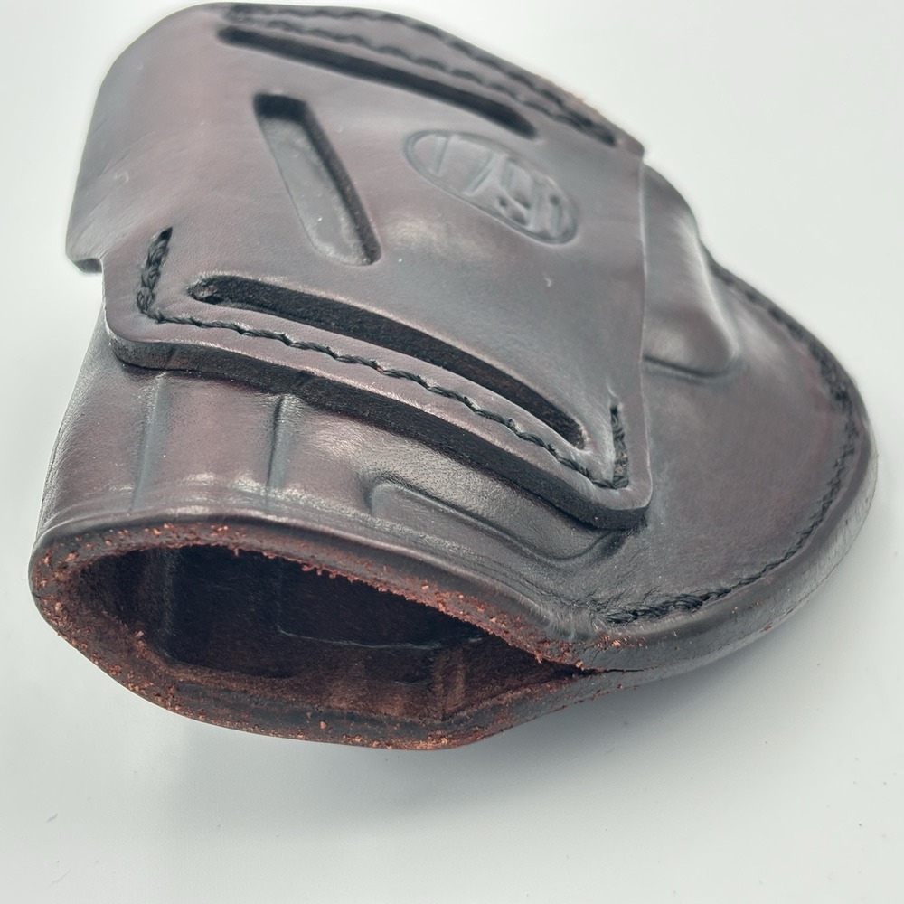 1791 Leather Holster 4-Way IWB OWB Right Hand Unknown Fit Size Dark Brown - Picture 6 of 12